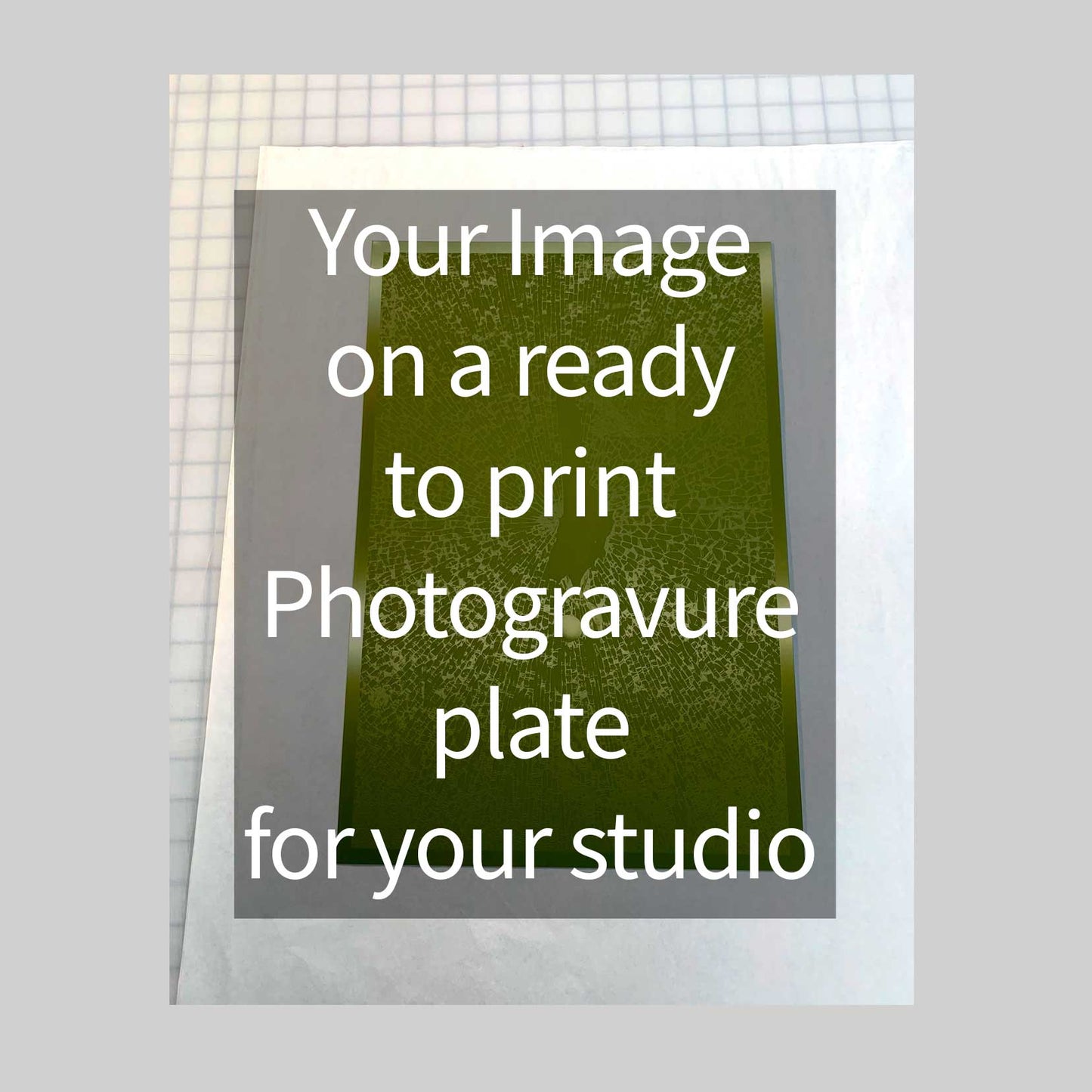 10x8 Ready to print Photogravure Plate